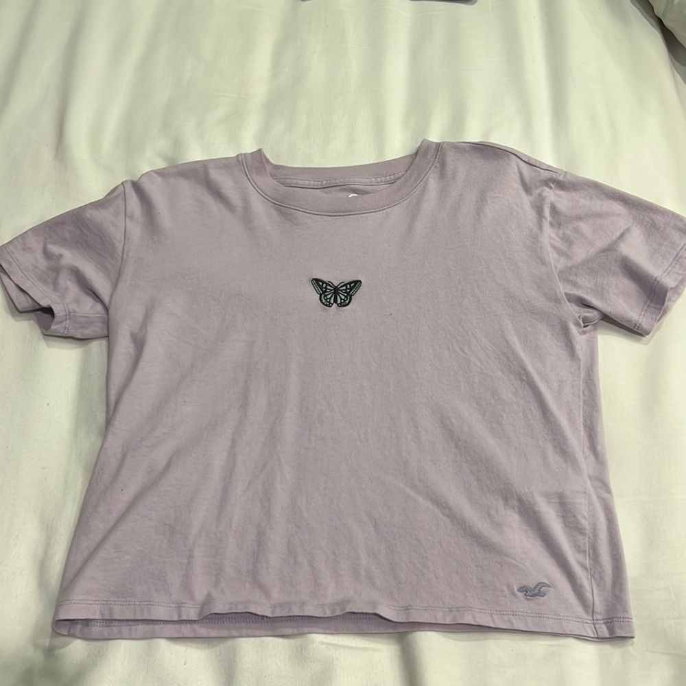 Hollister light purple T-shirt